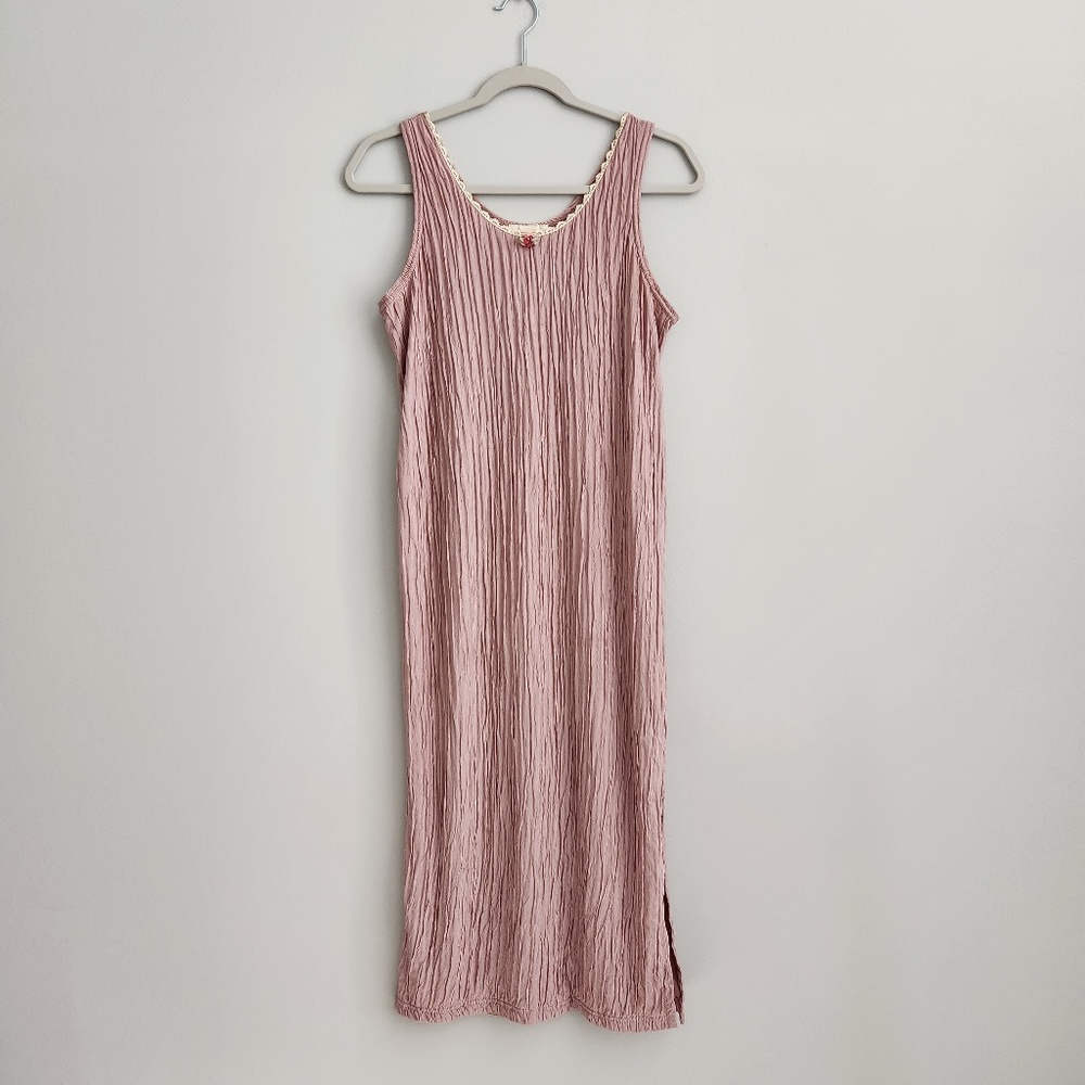 Vintage Victoria's Secret Nightgown Dress in Mauve Pink - Size S